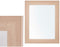 Giftdecor Wandspiegel Verona - naturel - mdf frame - brede lijst - 38 x 48 cm - Gang - Toilet - Kamer