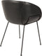 Zuiver Feston Eetkamerstoelen met armleuning Zwart - Set van 2