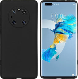 iMoshion Hoesje Geschikt voor Huawei Mate 40 Pro Hoesje Siliconen - iMoshion Color Backcover - Zwart