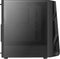 Aerocool NightHawk Duo - Micro ATX/ Mini ITX/ ATX Midtower Behuizing - RGB Verlichting - Zwart