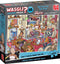 Wasgij Retro Mystery 10 - Legpuzzel 1000 stukjes - Voorjaars-schoonmaak - Meerkleurig