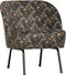 BePureHome Vogue Fauteuil - Velvet - Aquarel Flower - 69x57x70