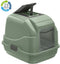 Imac Easy Cat 2Nd Life - Kattenbak Gesloten - Gerecycled Plastic - Groen 50X40X40 cm
