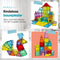 Sweet Sprout Magnetic Tiles - Bouwset - 129 stuks - Inclusief 4 Magna poppetjes