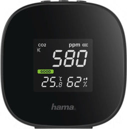 Hama Safe - CO2 Meter - Luchtkwaliteit Temperatuur Vochtigheid - 7,5 cm