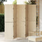 vidaXL - Kamerscherm - 5 - Panelen - Opvouwbaar - Beige - 245x180 - cm - Poly - Rattan
