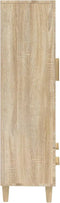 vidaXL - Hoge - kast - 70x31x115 - cm - bewerkt - hout - sonoma - eikenkleurig