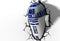 3D Light FX R2-D2 - 3D Wandlamp LED - Draadloos met Crack Sticker - R2-D2