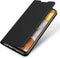 Dux Ducis - Pro Serie Slim wallet hoes - Geschikt voor Samsung Galaxy A12 - Zwart