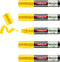 edding 52 EcoLine - lakmarker - brede beitelpunt 4-15 mm - geel (5 stuks)
