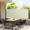 vidaXL - Tuinscherm - uittrekbaar - 80x300 - cm - bruin
