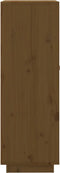 vidaXL - Wijnkast - 45x34x100 - cm - massief - grenenhout - honingbruin