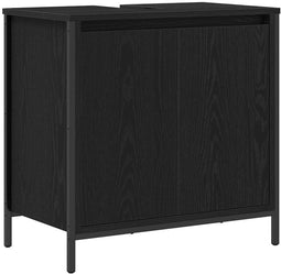 vidaXL - Badkamerkast - wastafelmeubel - 60x34,5x60 - cm - zwart