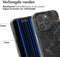iMoshion Hoesje Geschikt voor iPhone 15 Pro Hoesje Siliconen - iMoshion Design hoesje - Zwart / Black Marble Transparent