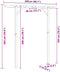 vidaXL - Pergola - 205x40x203 - cm - hout