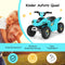 Coast - 6V Kindermotorfiets - Elektrische Quad - 73 x 40 x 44,5 cm - Blauw