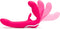 Happy Rabbit - Strapless Strap-On Rabbit Vibe Roze