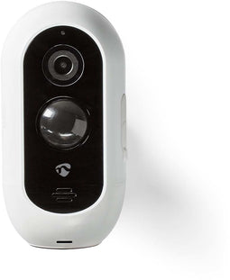 Nedis WIFICBO30WT - Oplaadbare IP-camera - Full HD 1920x1080 - Waterdicht IP65
