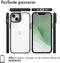 imoshion Hoesje Geschikt voor iPhone 14 Plus Hoesje - imoshion Rugged Hybrid Case - Zwart / Transparant