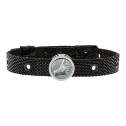 Talent Jewels TJA-5-13-03-2-235 - Uniseks Armband - Modern zwart ontwerp