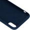 Accezz Liquid Silicone Backcover iPhone Xs / X - Schokabsorberend - Blauw