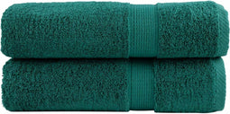 vidaXL - Handdoeken - SOLUND - 2 - st - 600 - g/m² - 50x100 - cm - groen