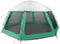 vidaXL - Zwembadtent - uitneembare - buiten- - gaaswanden - 510x510 - cm - zeegroen