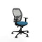 Piqueras y Crespo 1D036G0 - Bureaustoel - Hoogteverstelbaar met armleuning - Grijs Groene benzine