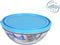 Hermetische Lunchtrommel Duralex Bol Red Freshbox Blauw (970 ml) (ø 17 x 7 cm)