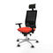 Bureaustoel met hoofdsteun Piqueras y Crespo 3D086G1 Donker oranje