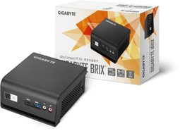 Gigabyte BRIX GB-BMCE-5105 - Barebone (HT)PC - Intel Celeron N5105 4 cores 2GHz - Zwart