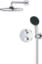 GROHE Precision - Inbouw douchesysteem - Thermostaatkraan met Rain Spray - Chroom