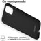 iMoshion Hoesje Geschikt voor iPhone 11 Hoesje Siliconen - iMoshion Color Backcover - Zwart