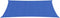 vidaXL - Zonnezeil - 160 - g/m² - 2x5 - m - HDPE - blauw