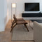 Atmooz - Vloerlamp Moyo - Staande Lamp - Stalamp - Woonkamer - Zwart en witte kap - Hoogte 150cm - Metaal