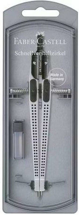 Kompas Faber-Castell Zilverkleurig gearticuleerd (5 Stuks)