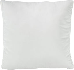 J-Line kussen Sneeuwvlok - polyester - wit/wart