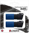 Kingston DataTraveler Exodia M - USB 3.2 Gen 1 - 64GB Blauw (2 stuks)