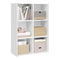 Woltu Boekenkast met 6 Compartimenten Wit 59,6 x 29 x 89 cm