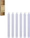 Mica Decorations Dinerkaars - Set van 6 - H25 cm - Lichtblauw