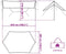 vidaXL - Kampeerluifel - waterdicht - 430x380x210 - cm - groen