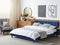 FITOU - Tweepersoonsbed - Blauw - 180 x 200 cm - Fluweel