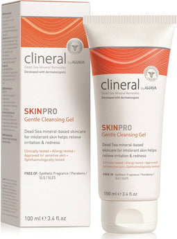 AHAVA CLINERAL SKINPRO Reinigingsgel - Zachte Reiniging & Kalmering | Vermindert Roodheid/Irritaties | Speciaal voor Gevoelige Huid | Gezichtsreiniger voor mannen & dames - 100ml