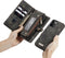 Caseme - vintage 2 in 1 portemonnee hoes - Geschikt voor iPhone 12 Pro Max - Zwart