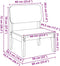 vidaXL - Tuinstoel - 60x52,5x72 - cm - geïmpregneerd - grenenhout