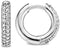 TI SENTO Dames Oorbellen - 925 zilver - Zirconia wit - 7557ZI