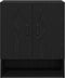 vidaXL - Wandkast - Zwart - Eiken - 60x30x70 - cm - Gelaagd - Hout