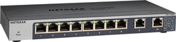 NETGEAR GS110MX - Netwerk Switch - Unmanaged - 1 Gbps - PoE Switch - 8 poorten -