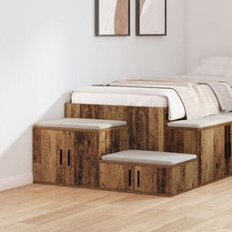 vidaXL - Opbergkast - Oud - Hout - 103x41x40 - cm - Gelaagd - Hout