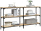 vidaXL - Wandtafel - 150x29x75 - cm - bewerkt - hout - sonoma - eikenkleurig